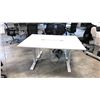 Image 2 : GLOBAL BOULEVARD GREY 66" X 24" ELECTRIC SIT/STAND PROGRAMMERS TABLE
