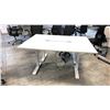 Image 2 : GLOBAL BOULEVARD GREY 66" X 24" ELECTRIC SIT/STAND PROGRAMMERS TABLE