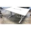 Image 3 : GLOBAL BOULEVARD GREY 66" X 24" ELECTRIC SIT/STAND PROGRAMMERS TABLE