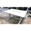 Image 3 : GLOBAL BOULEVARD GREY 66" X 24" ELECTRIC SIT/STAND PROGRAMMERS TABLE