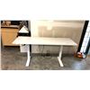 Image 2 : GLOBAL BOULEVARD GREY 72" X 24" ELECTRIC SIT/STAND PROGRAMMERS TABLE