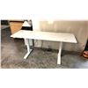 Image 3 : GLOBAL BOULEVARD GREY 72" X 24" ELECTRIC SIT/STAND PROGRAMMERS TABLE
