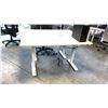 Image 2 : GLOBAL BOULEVARD GREY 66" X 24" ELECTRIC SIT/STAND PROGRAMMERS TABLE