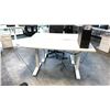 Image 2 : GLOBAL BOULEVARD GREY 66" X 24" ELECTRIC SIT/STAND PROGRAMMERS TABLE