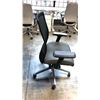 Image 2 : GLOBAL BLACK/DARK GREY ADJUSTABLE MESH BACK TASK CHAIR