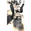 Image 2 : GLOBAL BLACK/DARK GREY ADJUSTABLE MESH BACK TASK CHAIR