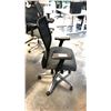 Image 2 : GLOBAL BLACK/DARK GREY ADJUSTABLE MESH BACK TASK CHAIR