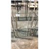 Image 2 : GLASS 34" H 4 TIER OPEN DISPLAY SHELF