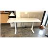 Image 2 : GLOBAL BOULEVARD GREY 72" X 24" ELECTRIC SIT/STAND PROGRAMMERS TABLE