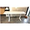 Image 2 : GLOBAL BOULEVARD GREY 72" X 24" ELECTRIC SIT/STAND PROGRAMMERS TABLE