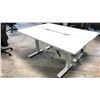 Image 3 : GLOBAL BOULEVARD GREY 66" X 24" ELECTRIC SIT/STAND PROGRAMMERS TABLE
