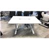 Image 2 : GLOBAL BOULEVARD GREY 66" X 24" ELECTRIC SIT/STAND PROGRAMMERS TABLE
