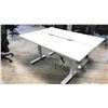 Image 3 : GLOBAL BOULEVARD GREY 66" X 24" ELECTRIC SIT/STAND PROGRAMMERS TABLE