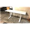 Image 3 : GLOBAL BOULEVARD GREY 72" X 24" ELECTRIC SIT/STAND PROGRAMMERS TABLE