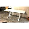 Image 3 : GLOBAL BOULEVARD GREY 72" X 24" ELECTRIC SIT/STAND PROGRAMMERS TABLE