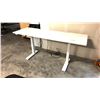 Image 3 : GLOBAL BOULEVARD GREY 72" X 24" ELECTRIC SIT/STAND PROGRAMMERS TABLE