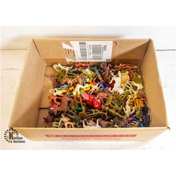 VINTAGE TOYS/FIGURES - COWBOYS, SOLIDERS AND MORE