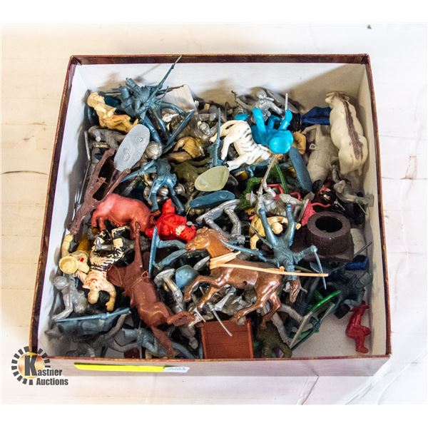VINTAGE TOYS/FIGURES - COWBOYS, SOLIDERS AND MORE