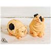Image 1 : CERAMIC BANKS "PIGGIES" HAND PAINTED SET OF 2
