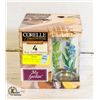Image 1 : CORELLE COODINATES DRINKWARE GLASSES SET OF 4 NEW
