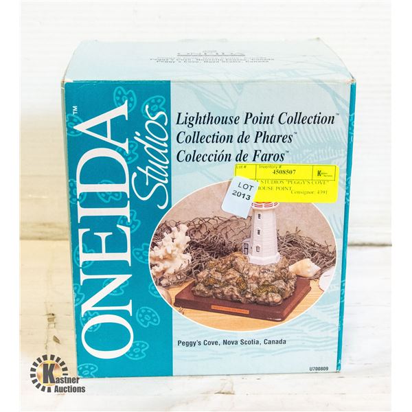 ONEIDA STUDIOS "PEGGY'S COVE" LIGHT HOUSE POINT