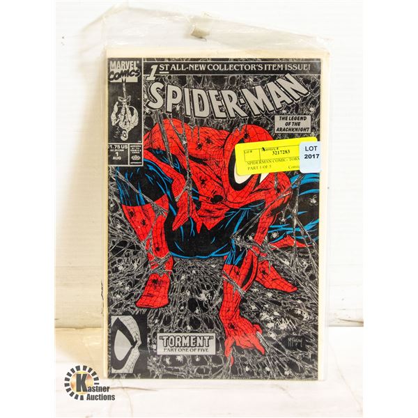 SPIDERMAN COMIC- TORMENT- PART 1 OF 5