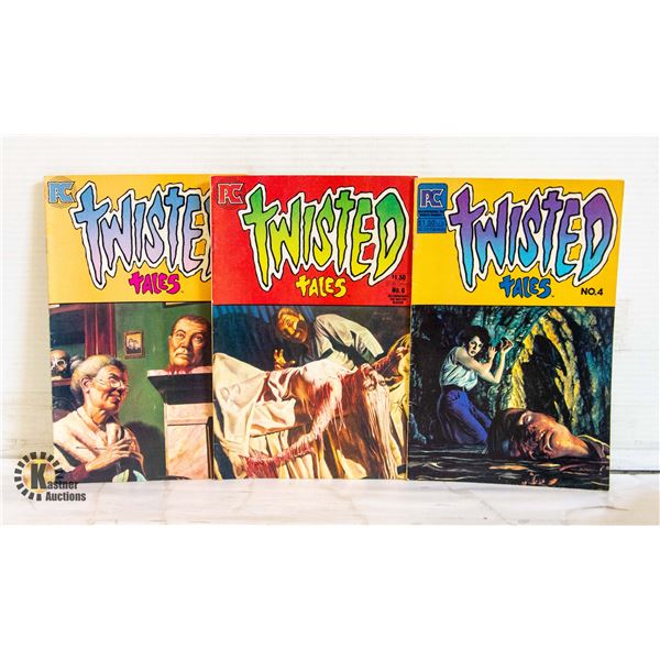 COMICS- TWISTED TALES- # 8, 9, 10