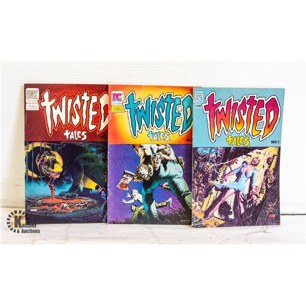 COMICS- TWISTED TALES- # 1, 2, 3