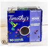 Image 1 : BOX OF 30 K CUP PODS TIMOTHY'S MEDIUM