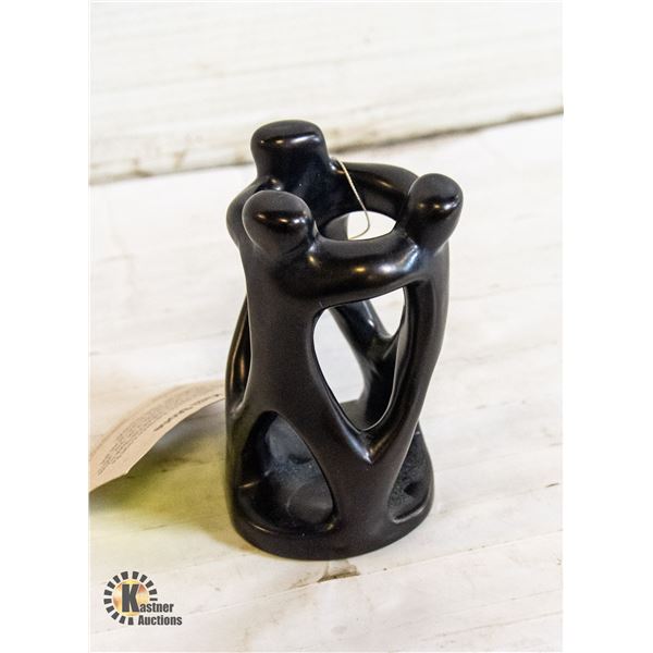 KENYAN HAND CARVED "KISII STONE" FIGURINE