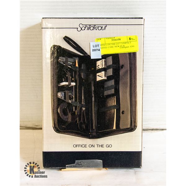 "OFFICE ON THE GO" COMPACT TRAVEL CASE- NEW IN B