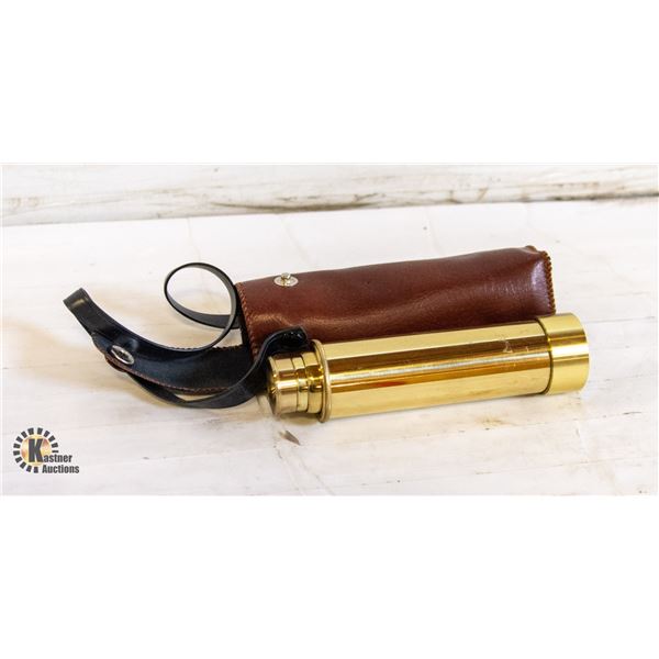 VINTAGE BRASS TELESCOPE/SPYGLASS- COLLAPSIBLE IN