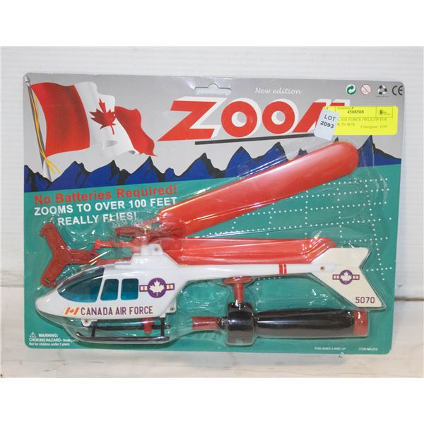 CANADA AIR FORCE HELICOPTER TOY NEW IN BOX