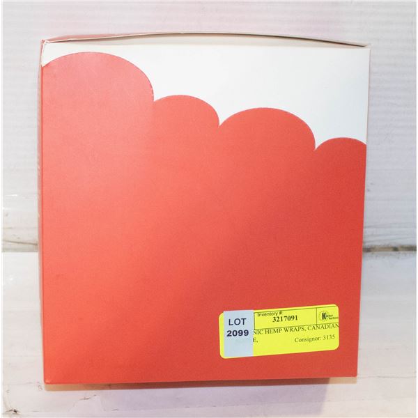 ORGANIC HEMP WRAPS, CANADIAN MAPLE,