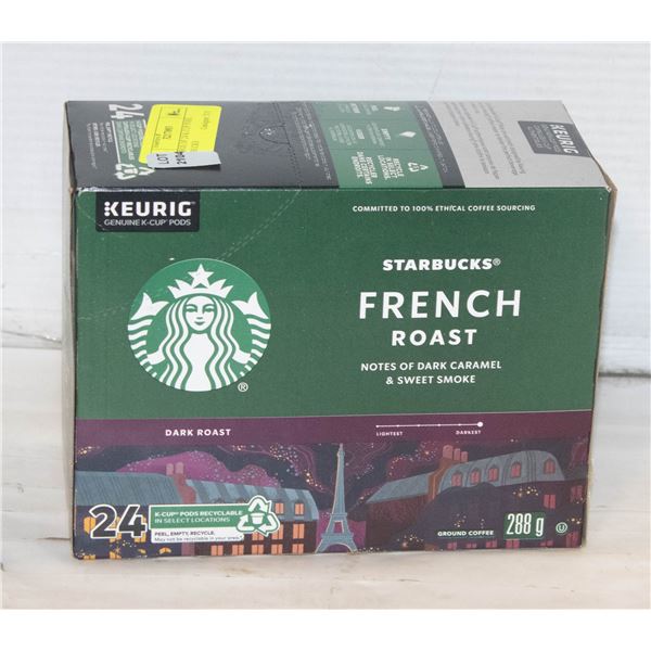 NEW BOX OF 24 K CUP PODS, STARBUCKS