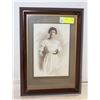 Image 1 : ANTIQUE FRAMED LADY PORTRAIT PHOTOGRAPH