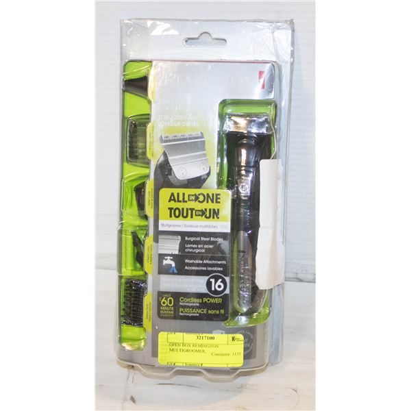 OPEN BOX REMINGTON MULTIGROOMER,