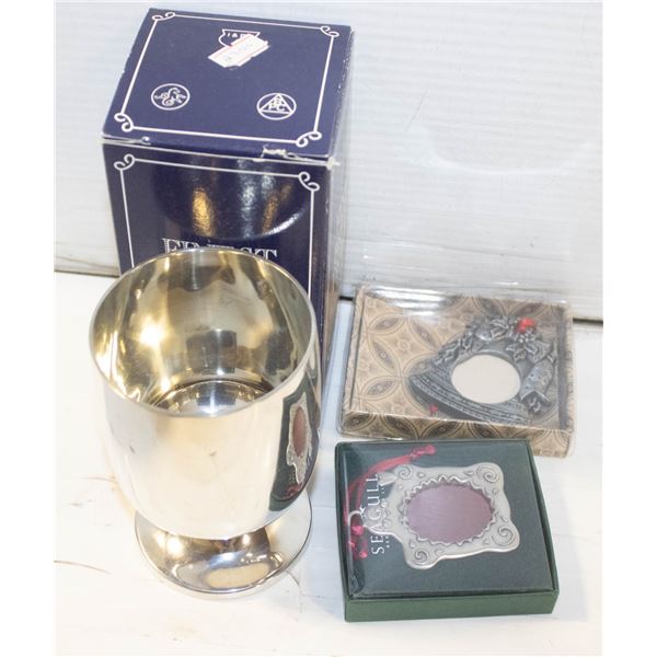 PEWTER DECORATIVE ITEMS