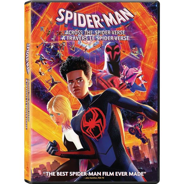 BRAND NEW DVD SPIDERMAN ACCROSS THE SPIDER-VERSE