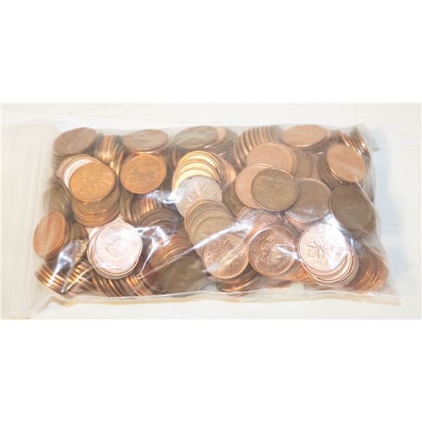 BAG OF 2-LBS CANADA PENNIES