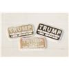Image 1 : LOT OF NEW ONE GRAM TRUMP .999 FINE SILVER-3PCS