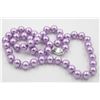 Image 1 : #55-SEA SHELL PEARL NECKLACE  18"