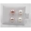 Image 1 : #23-NATURAL AKOYA PEARL STUDE EARRINGS