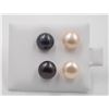 Image 1 : #07-NATURAL AKOYA PEARL STUDE EARRINGS