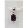 Image 1 : #128-RED GARNET PENDANT
