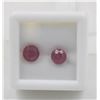 Image 1 : #168-HEATED RUBY GEMSTONE ONE PAIR  3.05 CT