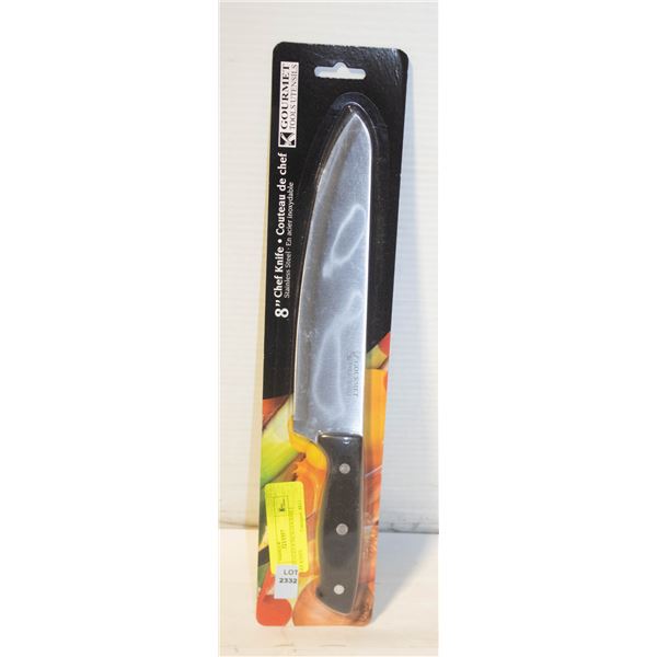 NEW SEALED 8 INCH GOURMET CHEF KNIFE