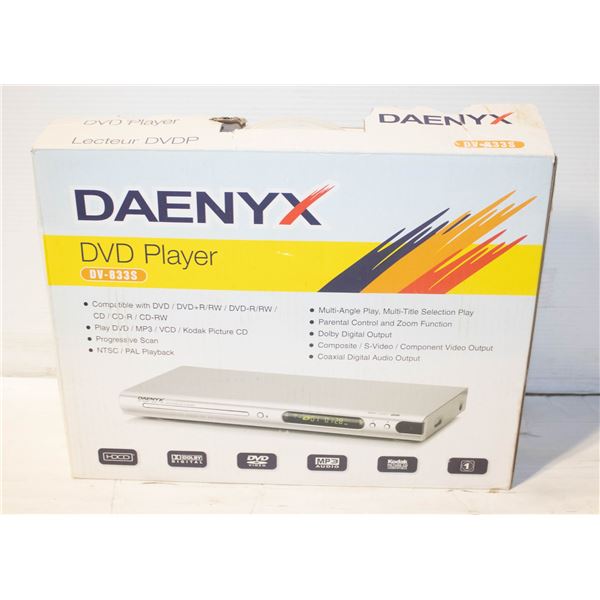 USED DAENYX DVD PLAYER