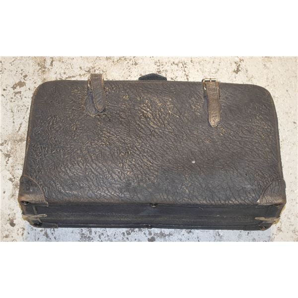 ANTIQUE LANGMUIR LEATHER LUGGAGE NO. 4606