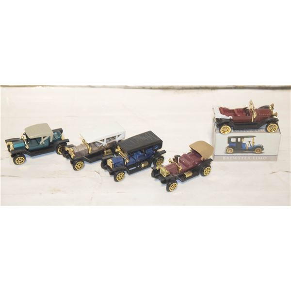 CLASSIC SMALL "HIGH SPEED" MODEL CARS LOT OF 6